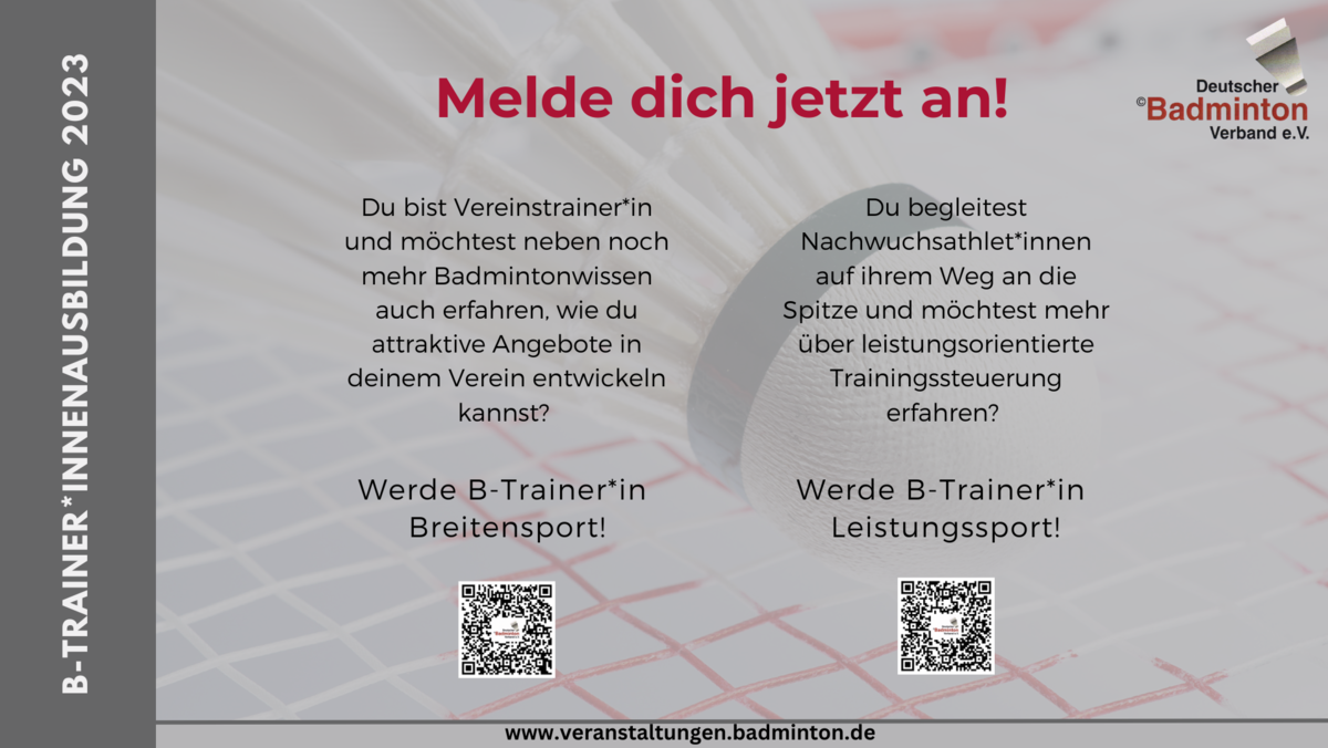 B-Trainerausbildung: Leistungssport Und Breitensport | Deutscher ...